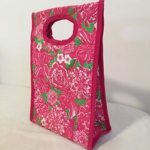 Lilly Pulitzer Pink May Flowers Lunch Bag